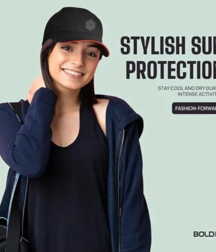 Boldfit Polyester Blend Head Caps for Men Unisex Mens Caps with Adjustable Strap in Summer for Men Caps Men for All Sports Cap for Men Women Cap Sports Caps for Men BlackRed