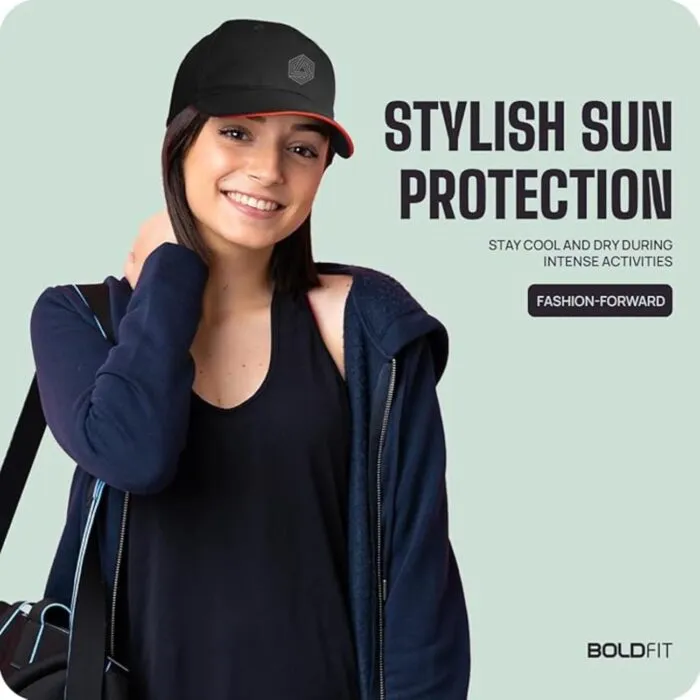 Boldfit Polyester Blend Head Caps for Men Unisex Mens Caps with Adjustable Strap in Summer for Men Caps Men for All Sports Cap for Men Women Cap Sports Caps for Men BlackRed Boldfit Polyester Blend Head Caps for Men Unisex Mens Caps with Adjustable Strap in Summer for Men Caps Men for All Sports Cap for Men Women Cap Sports Caps for Men BlackRed