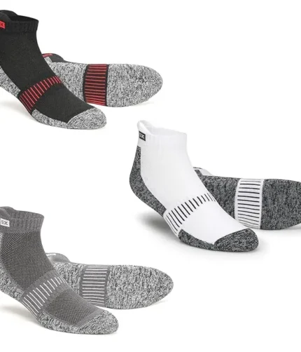 Supersox Ankle Socks for Men & Women (Unisex) Made With Durable, Breathable Cotton, Anti Odour & Anti Bacterial – Pack of 3, Free Size..