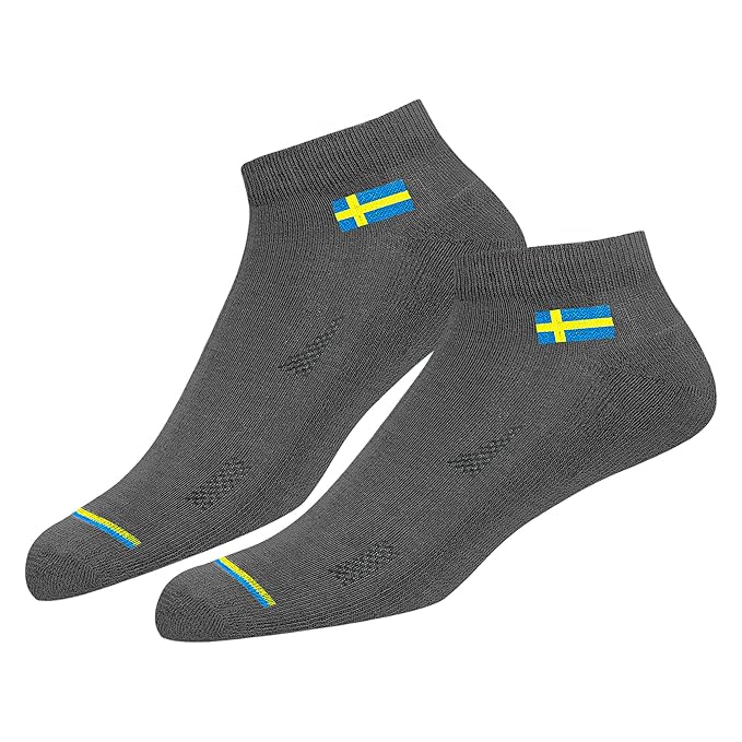 SWAGR 12 Pairs Solid Cotton Ankle Socks for Men Women, Pack of 12.4