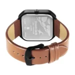 TheekChho - Fastrack After Dark Analog Mens Grey Dial Leather Strap Watch for Guys