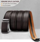 CLUB SPUNKY Reversible PU-Leather Formal Black/Brown Belt For Men (Color-Black/Brown) belt for men, formal belt, gift for gents, Gents belt, mens belt.
