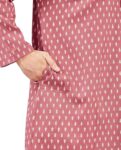 Studio Shringaar Men's Soft Pure Cotton Printed Knee Length Relax Fit Kurta