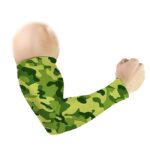 ARM SLEEVES UV Protection Cooling -Sun Sleeves for Men & Women. Perfect for Cycling| Driving| Running| Basketball| Football & Outdoor Activities. Performance Stretch & Moisture Wicking - Colour Army Green