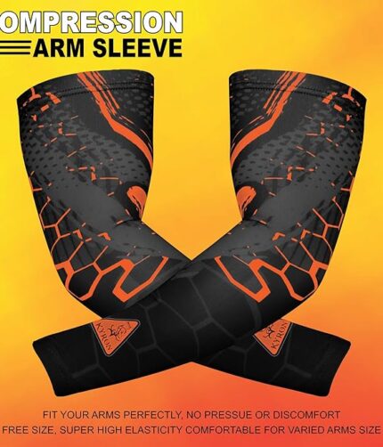 ARM SLEEVES UV Protection Cooling -Sun Sleeves for Men & Women. Perfect for Cycling| Driving| Running| Basketball| Football & Outdoor Activities. Performance Stretch & Moisture Wicking - Colour Zap