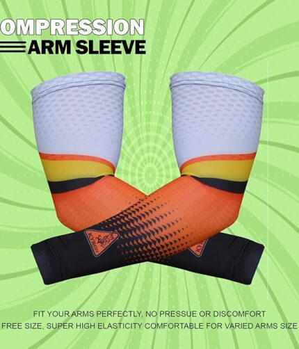 ARM SLEEVES UV Protection Cooling -Sun Sleeves for Men & Women. Perfect for Cycling| Driving| Running| Basketball| Football & Outdoor Activities. Performance Stretch & Moisture Wicking - Colour Zoom