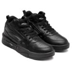 ASIAN Men's MEXICO-11 Casual Sneaker Shoes with Synthetic Upper Lightweight Comfortable Mid Top Sneaker Shoes for Men's & Boy's - Colour Black