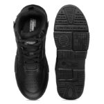 ASIAN Men's MEXICO-11 Casual Sneaker Shoes with Synthetic Upper Lightweight Comfortable Mid Top Sneaker Shoes for Men's & Boy's - Colour Black