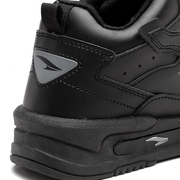 ASIAN Men's MEXICO-11 Casual Sneaker Shoes with Synthetic Upper Lightweight Comfortable Mid Top Sneaker Shoes for Men's & Boy's - Colour Black ASIAN Men's MEXICO-11 Casual Sneaker Shoes with Synthetic Upper Lightweight Comfortable Mid Top Sneaker Shoes for Men's & Boy's - Colour Black