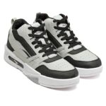 ASIAN Men's MEXICO-11 Casual Sneaker Shoes with Synthetic Upper Lightweight Comfortable Mid Top Sneaker Shoes for Men's & Boy's - Colour Light grey