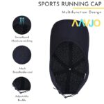 Aavjo Quick Dry Baseball Cap Hat Topi for Men Women l Beach Cricket Sports Running Cap - Colour Sport Black