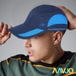 Aavjo Quick Dry Baseball Cap Hat Topi for Men Women l Beach Cricket Sports Running Cap - Colour Blue