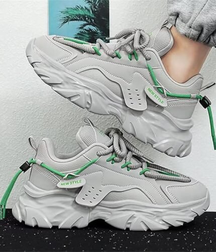 Cruiser Chunky Sneaker for Men | Bold & Stylish Design | Lightweight & Comfortable | Gymwear & Casual Outfits | Durable Footwear 2630 - Colour Grey