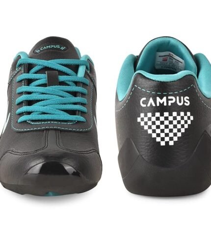 Campus Camp Torque Men's Lace-Up Sneakers - colour black