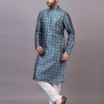 Kurta Pyjama Set for Mens Ethnic & Designer Wear - Colour LE 090-Rama