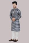 Kurta Pyjama Set for Mens Ethnic & Designer Wear - Colour LE 101 - Peacock