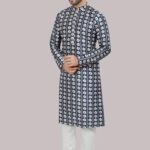 Kurta Pyjama Set for Mens Ethnic & Designer Wear - Colour LE 101 - Peacock