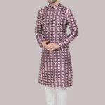 Kurta Pyjama Set for Mens Ethnic & Designer Wear - Colour LE 101 - Wine