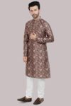 Kurta Pyjama Set for Mens Ethnic & Designer Wear - Colour LE 102 - Coffee