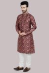 Kurta Pyjama Set for Mens Ethnic & Designer Wear - Colour LE 102 - Maroon