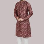 Kurta Pyjama Set for Mens Ethnic & Designer Wear - Colour LE 102 - Maroon