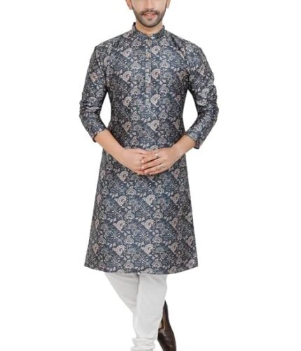 Kurta Pyjama Set for Mens Ethnic & Designer Wear - Colour LE 102 - Peacock