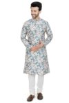 Kurta Pyjama Set for Mens Ethnic & Designer Wear - Colour LE 105 - Firozi