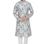 Kurta Pyjama Set for Mens Ethnic & Designer Wear - Colour LE 105 - Firozi