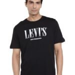 Levi's Men's Geometric Oversized Fit T-Shirt - Colour Black