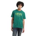 Levi's Men's Geometric Oversized Fit T-Shirt - Colour Green 2