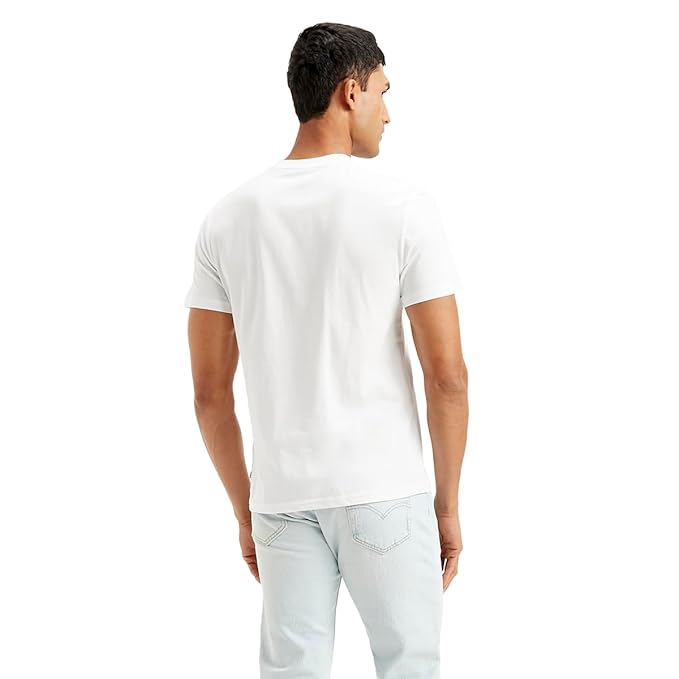 Levi's Men's Printed Regular Fit T-Shirt - Colour White 2