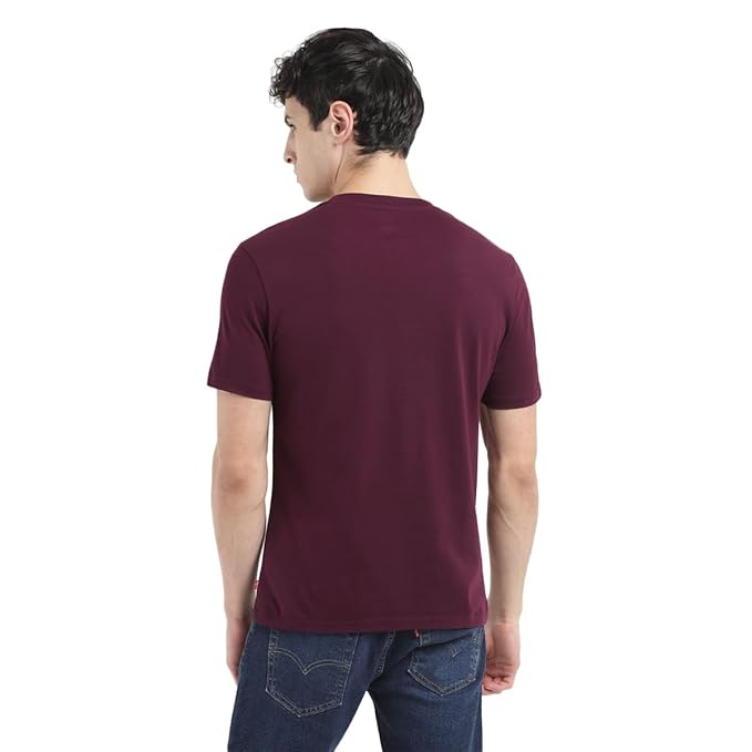 Levi's Men's Solid Regular Fit T-Shirt - Colour Winter Bloom 2