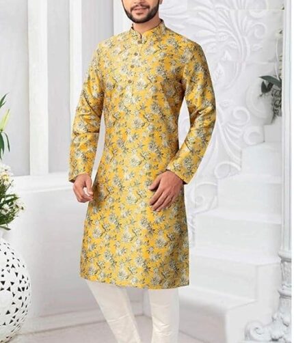 Logass Kurta Pyjama Set for Mens Ethnic & Designer Wear - Colour LE 008