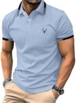 Lymio Men T-Shirt || T-Shirt for Men || Polo T Shirt || T-Shirt (Polo 40 to 43) - Colour Blue