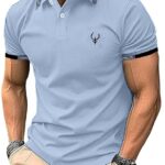 Lymio Men T-Shirt || T-Shirt for Men || Polo T Shirt || T-Shirt (Polo 40 to 43) - Colour Blue