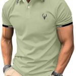 Lymio Men T-Shirt || T-Shirt for Men || Polo T Shirt || T-Shirt (Polo 40 to 43) - Colour Green