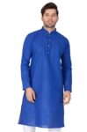 Men Kurta - Colour Blue - Blue kurta for men