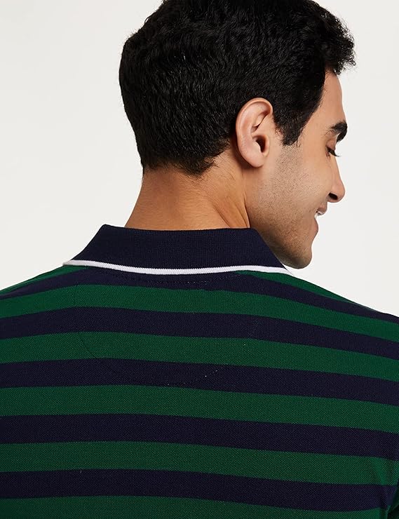 Men's Cotton Rich Striped Polo T Shirt | Collar Tshirts | Half Sleeves - Regular Fit (Available in Combo Packs) Men's Cotton Rich Striped Polo T Shirt | Collar Tshirts | Half Sleeves - Regular Fit (Available in Combo Packs)