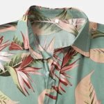 Men's Rayon Relaxed Fit Shirt - Colour Green