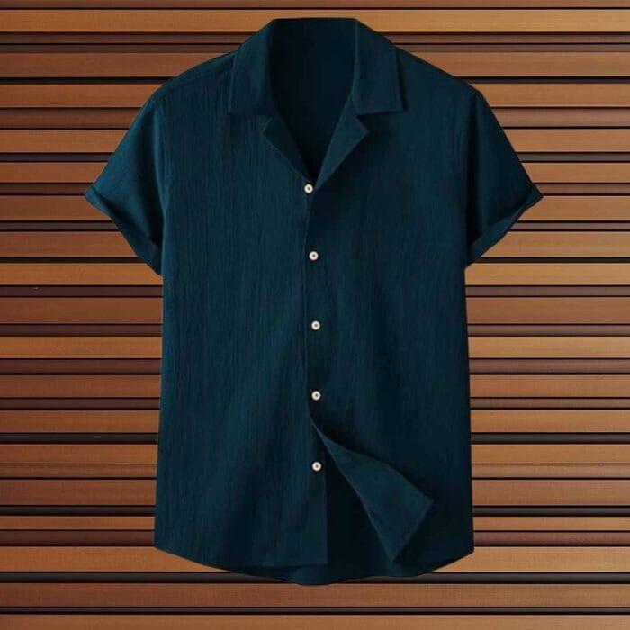 Men's Regular Fit Casual Shirt - Colour Teal