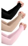 PURSUE FASHION Unisex Full Arm Fingerless Sleeves Gloves for UV, Dust, Summer, UV Sun Protection Arm Sleeves for Men & Women, Protection Arm Sleeves