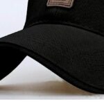 SELLORIA Brand Soft Cotton Adjustable Unisex Cap for Men and Women Freesize Baseball Caps (Pack of 2) Gray and Black