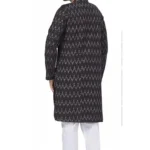 Studio-Shringaar-Mens-Cotton-Relaxed-Fit-Block-Printed-Knee-Length-Regular-Kurta.