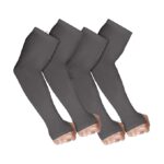 V.E UV Sun Protection Arm Sleeves for Men & Women| UPF 50 Arm Cover for Biking|Cricket|Cycling| Golf| Outdoor Sports - 2 Pair - Colour - Grey