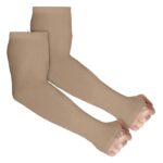 V.E UV Sun Protection Arm Sleeves for Men & Women| UPF 50 Arm Cover for Biking|Cricket|Cycling| Golf| Outdoor Sports - Skin Color