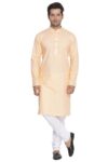 VASTRAMAY Men Kurta | Colour: Fawn