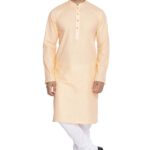 VASTRAMAY Men Kurta | Colour: Fawn