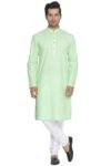 VASTRAMAY Men Kurta Colour Green
