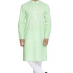 VASTRAMAY Men Kurta Colour Green