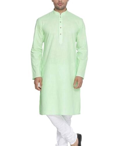 VASTRAMAY Men Kurta Colour Green